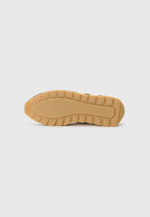 Hogan 43 Buty Męskie Brązowe Skórzane High Premium Logo T612