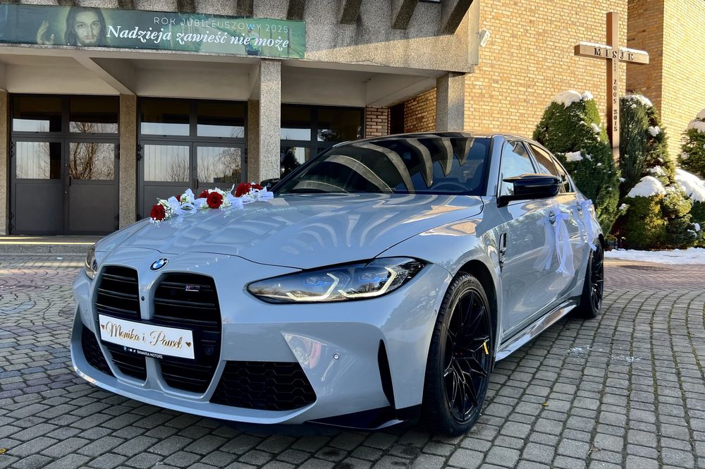 Samochód do ślubu BMW M3 COMPETITION/BMW M8 50i Auto do ślubu 2025