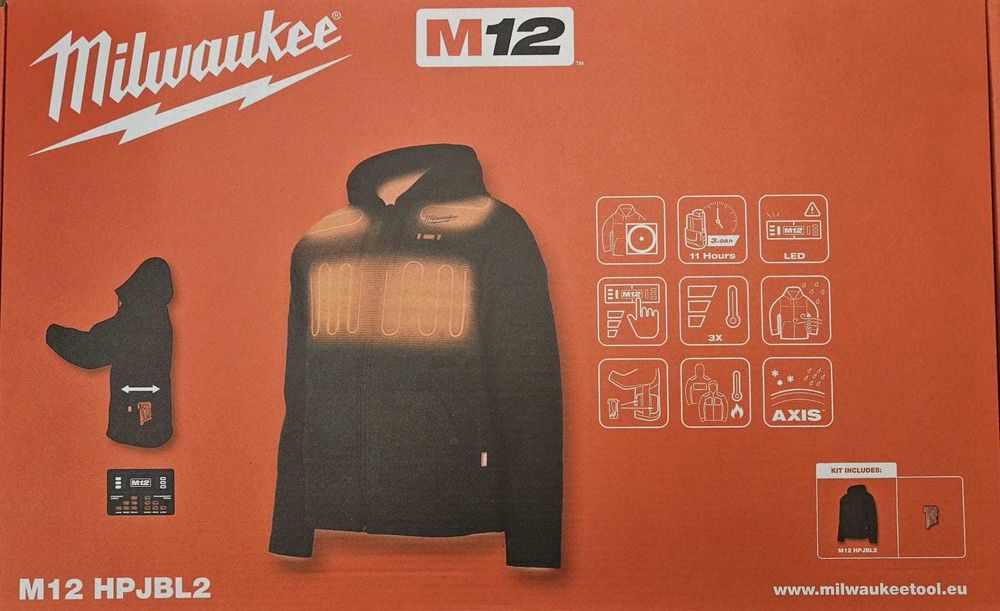 MILWAUKEE M12 HPJBL2-0 kurtka podgrzewana L