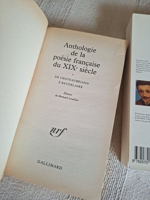 Duas antologias de poesia francesa