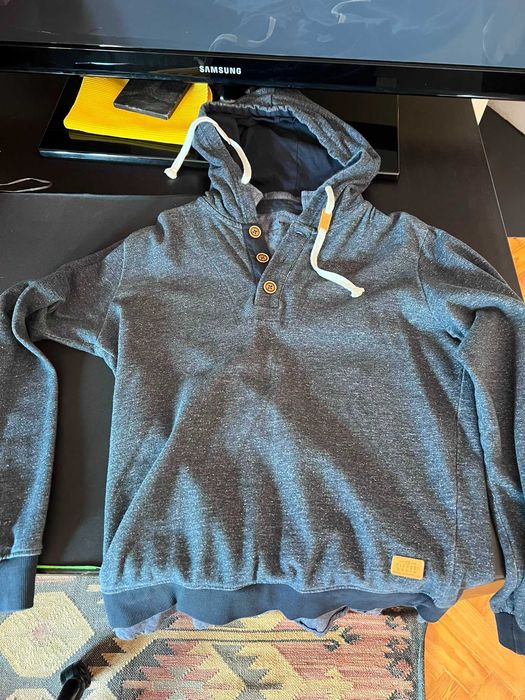 Camisola com Capuz / Hoodie Tiffosi Cinzenta