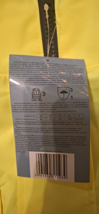 Kurtka robocza odblaskowa zimowa NOWA XL