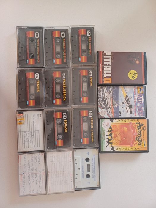 Cassetes de Jogos sistema MSX