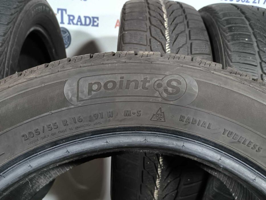 4 шт. 205/55 R16 PointS WinterStar 4 зимові шини б/у