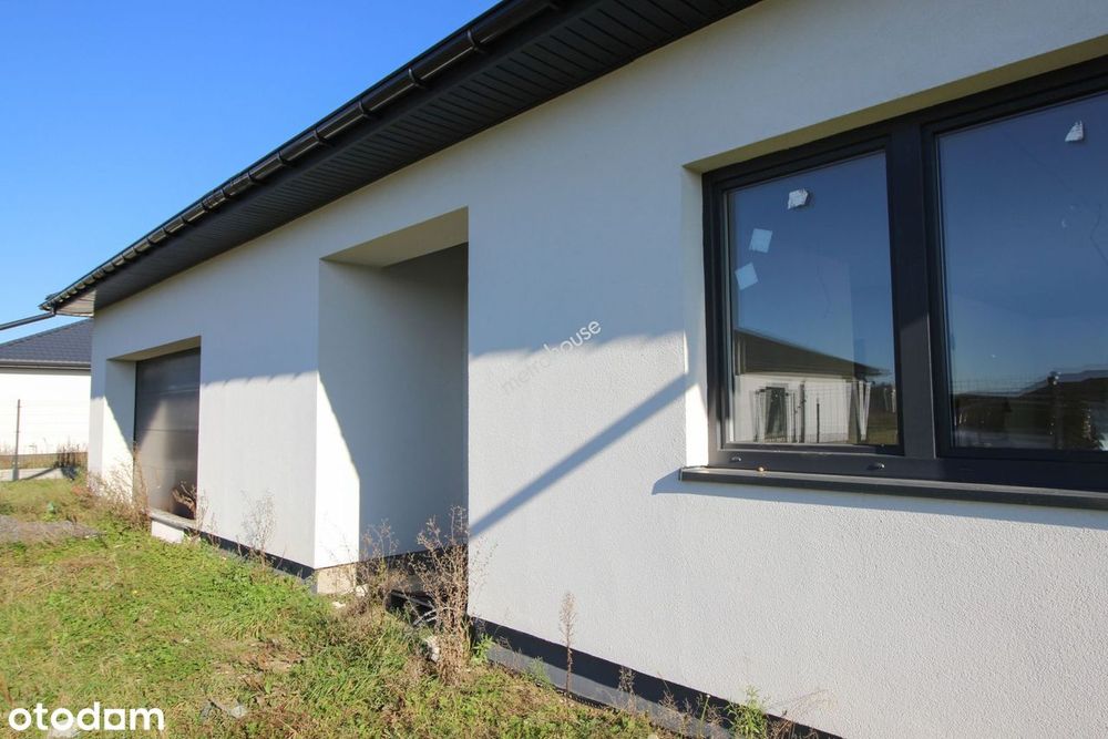 Nowy parterowy dom stan deweloperski 4 pokoje garaż