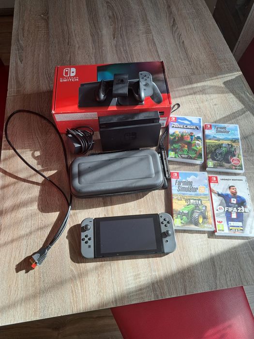Nintendo switch + gry w zestawie