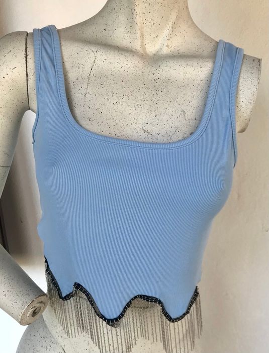 Top curto de senhora