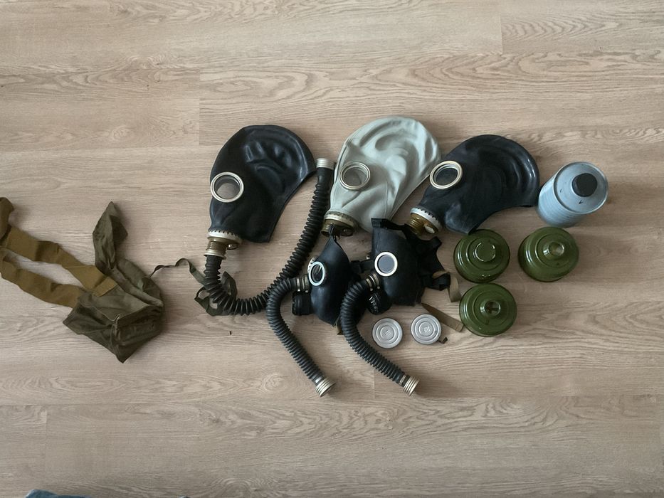 Колекція протівогазів ціна за шт ШМП, ШМ-66, ПДФ-Ш
