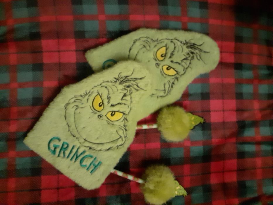 Zestaw dla dziecka grinch dlugopis i notes 2x