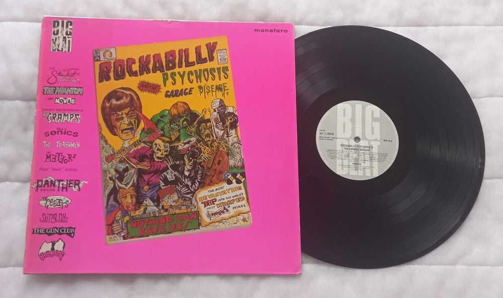 Varios ‎– Rockabilly Psychosis And The Garage Disease LP 1984