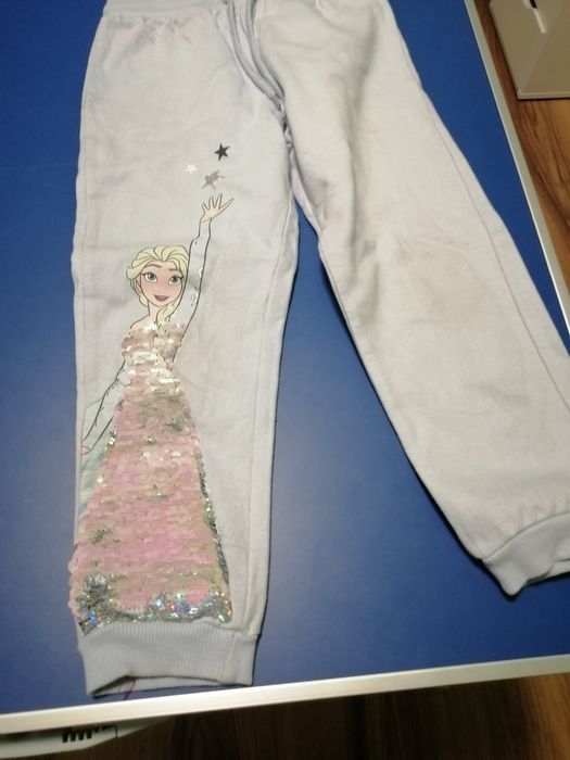 Spodnie Elsa dresy cekiny