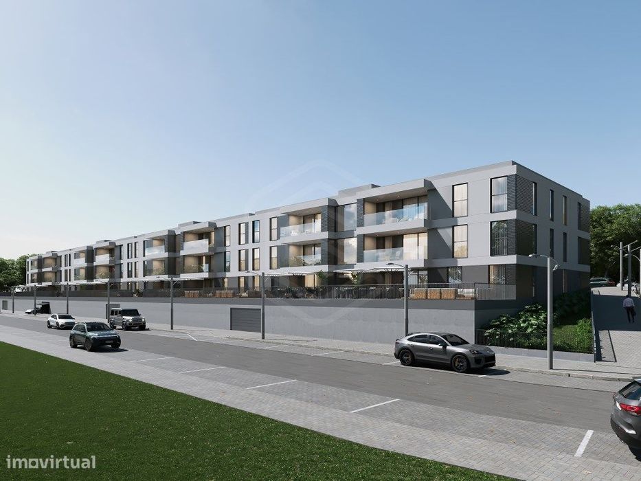 Apartamento T2 com amplo Terraço de 88m2,e garagem para dois carros