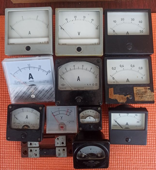 Вольтметр 250в 50в  Амперметр 1А 3А 10А 20А 30А 50А с шунтами