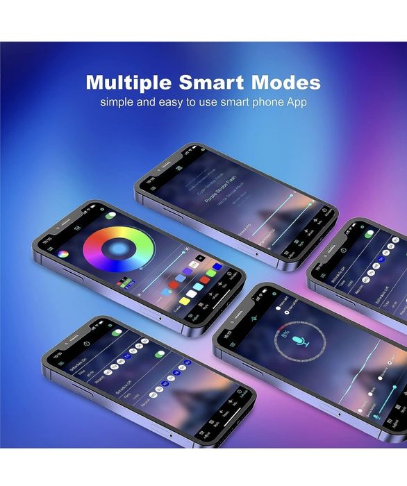 Kit LED's 30m RGB com APP e comando