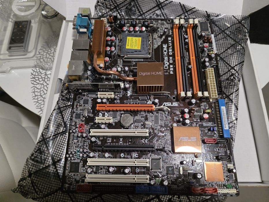NOWA UNIKAT płyta główna ASUS P5W DH Deluxe BOX