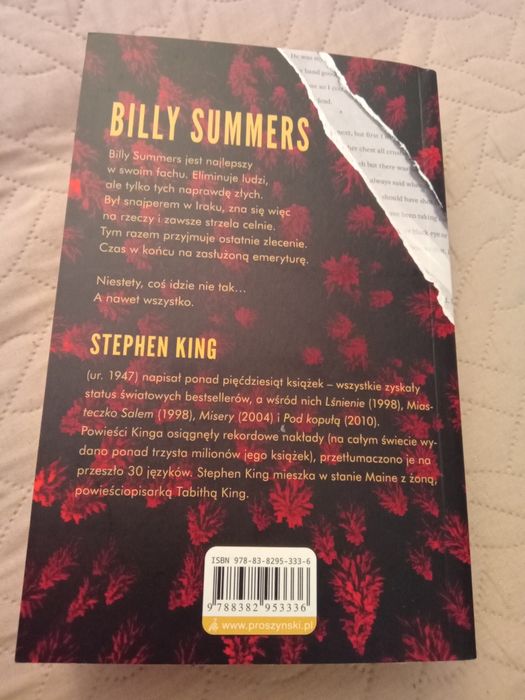 Billy summers .Stephen King