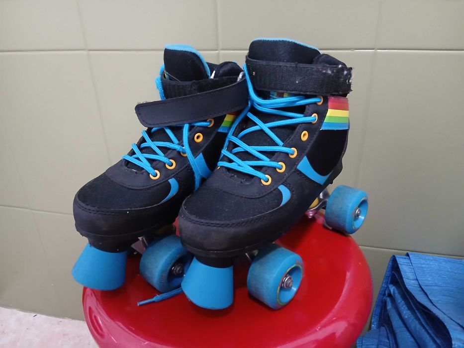 Patins com pouco uso para desocupar