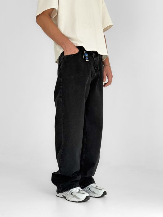 Джинси чоловічі baggy jeans, широкие джинсы мужские реп rap sk8 L