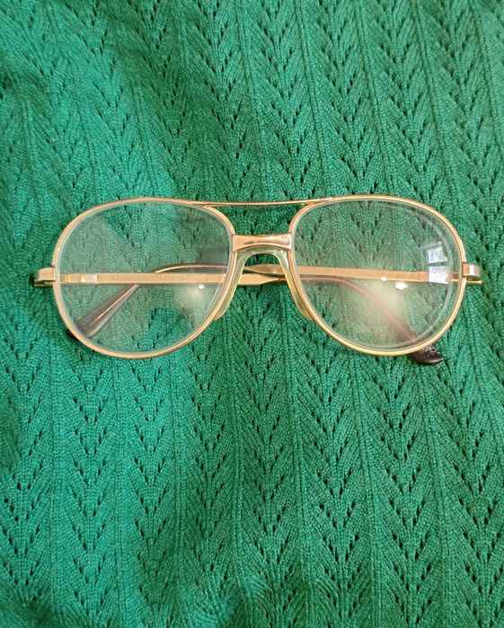 Окуляри вінтаж sferettaflex 18 карат золото Італія