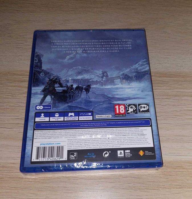 (Ps4) God Of War Ragnarok EM PT Novo e Selado