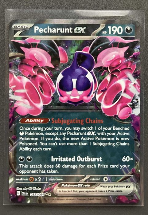 Karta pokemon Shrouded Fable Double Rare 039/64 Pecharunt ex