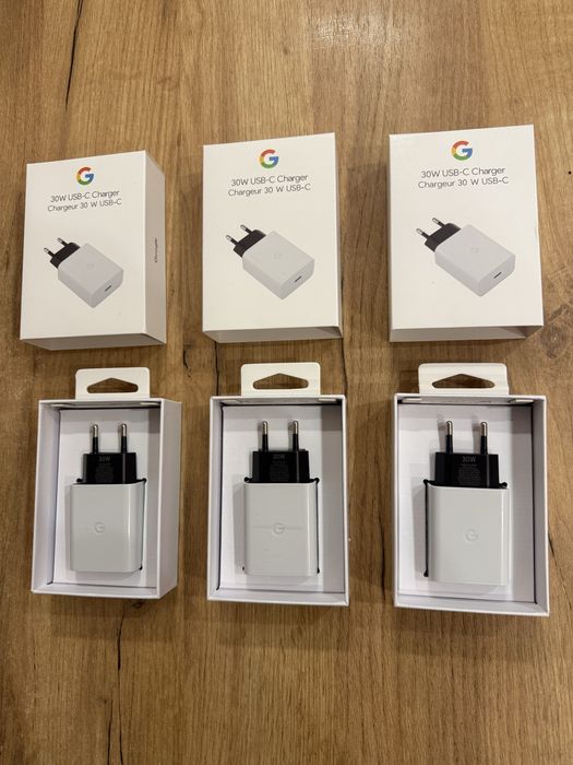Новый зарядный блок Google Pixel 30W USB-C быстрая зарядка