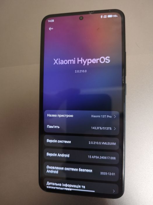 Xiaomi 13t pro 12/512