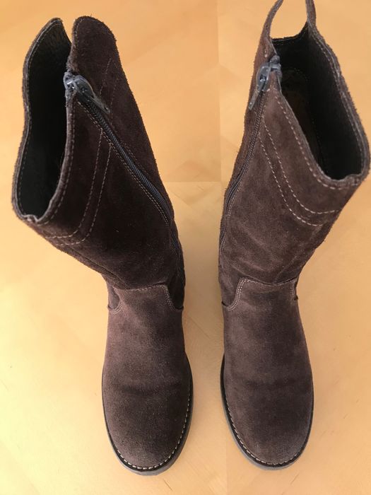 Botas de camurça