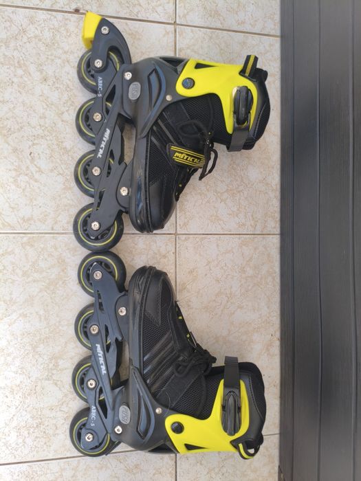 Patins em linha de tamanho ajustável