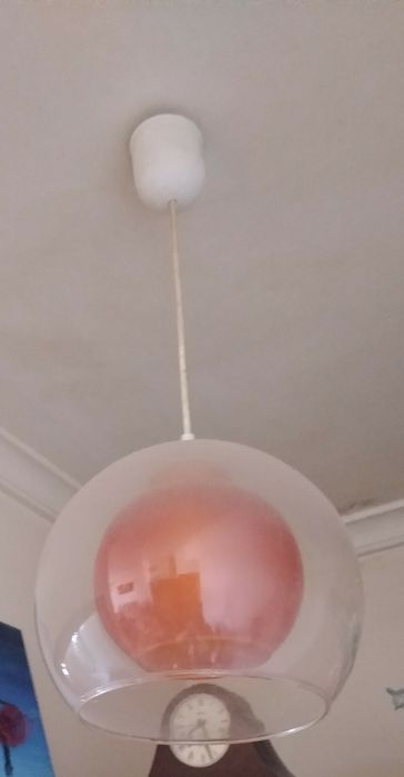 Candeeiro com vidro duplo