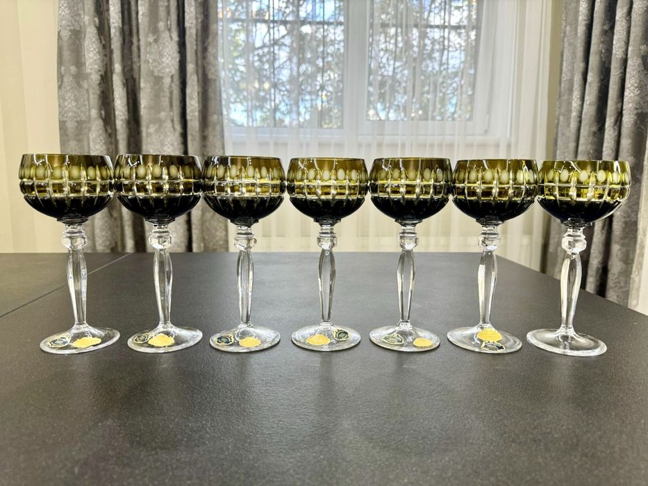 Хрустальные бокалы для вина Anna Hutte GDR Германия