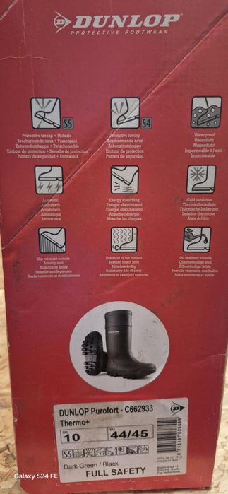 Kalosze dunlop termo plus