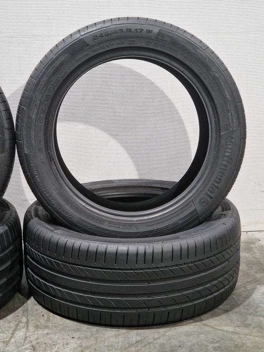 4 Pneus 245/45R17 CONTINENTAL Semi Novos