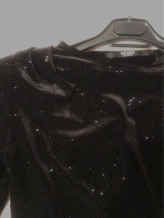 Vestido veludo Guess