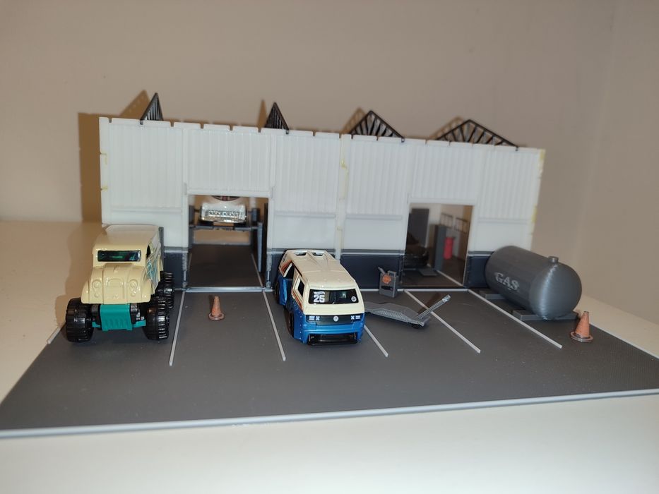 Diorama oficina 1:64
