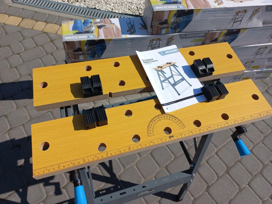 Розпродаж Верстак workzone xyz624 робочий стіл тіски козлик: 1 000