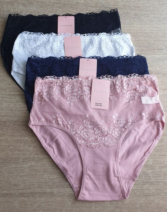 4 x figi bawełniane damskie 2XL