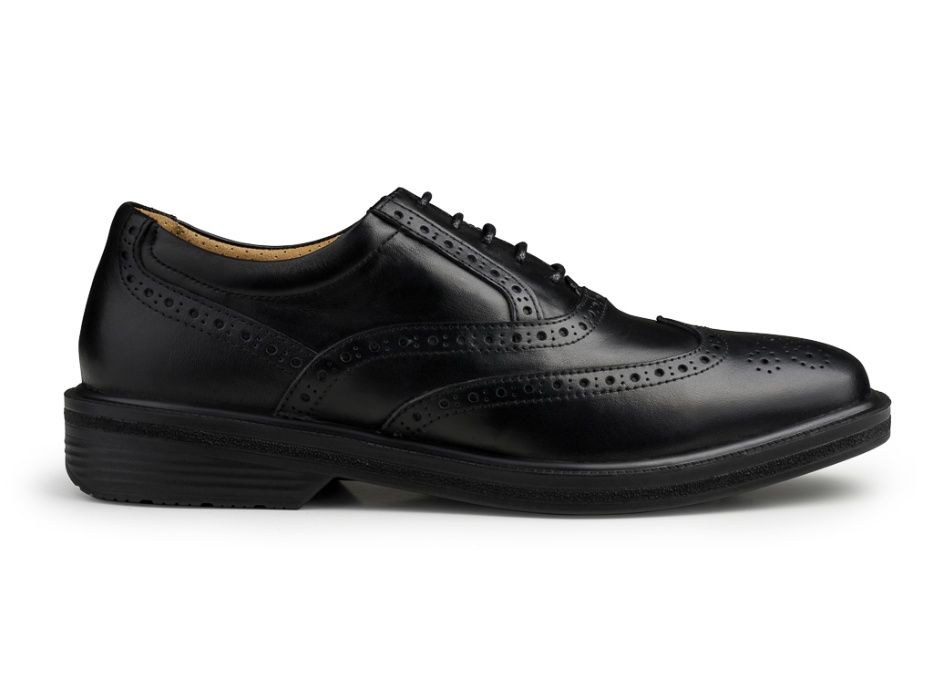 Sapatos Novos! Modelo Classic Walker Brogue, cor: Preto (airline shoes
