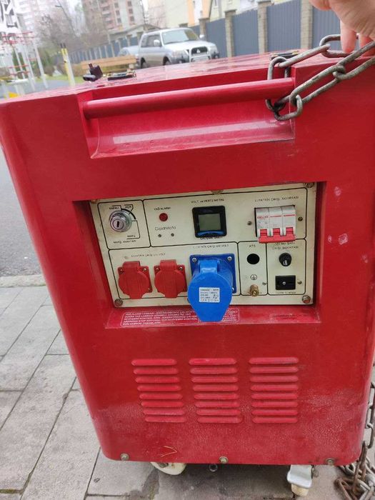 Дизельний однофазний генератор 8 кВт