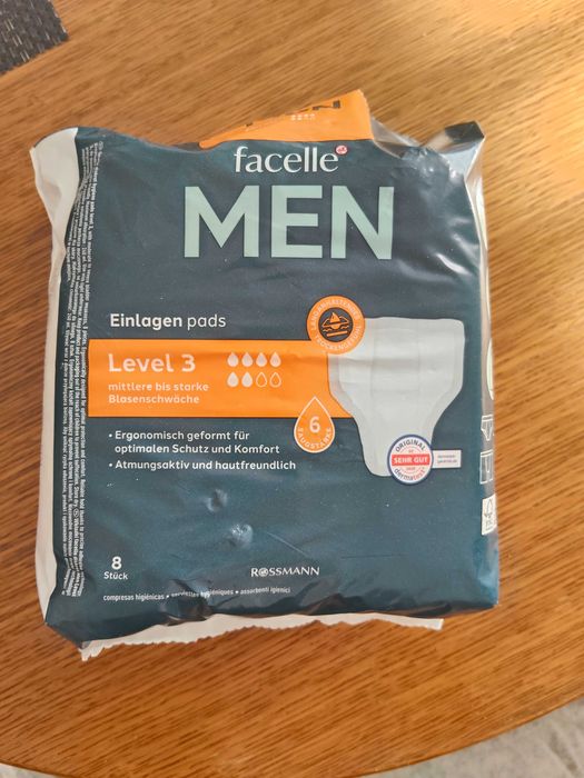 Wkładki urologiczne nowe męskie Facelle level 3 Rossmann