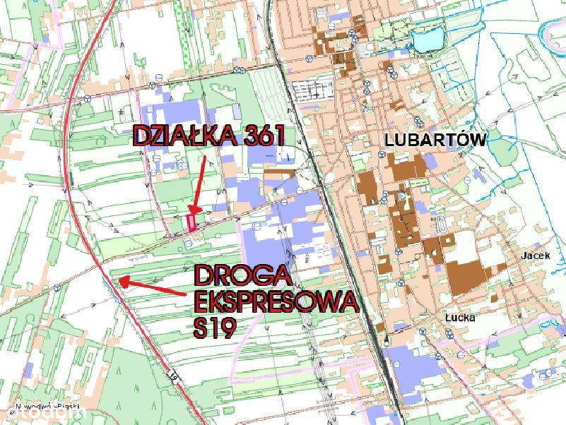 Działka 4950m² z mediami, asfaltowy dojazd