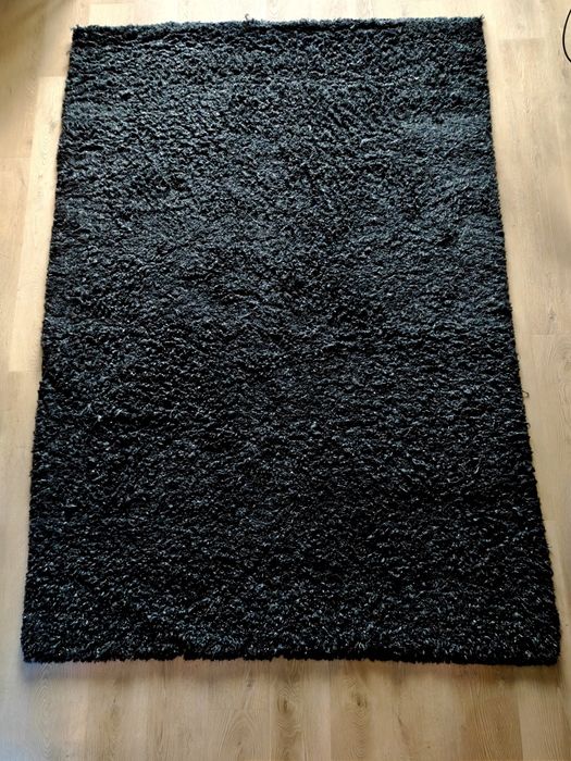 Czarny Dywan z długim włosiem 180x230cm. Ayyilidz Dream Shaggy.