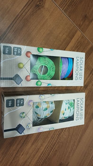 Solarny łańcuch świetlny led