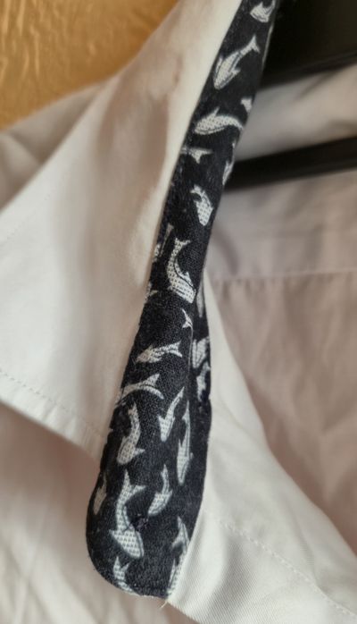 biała koszula męska z krótkim rękawem Pako Lorente rozmiar M