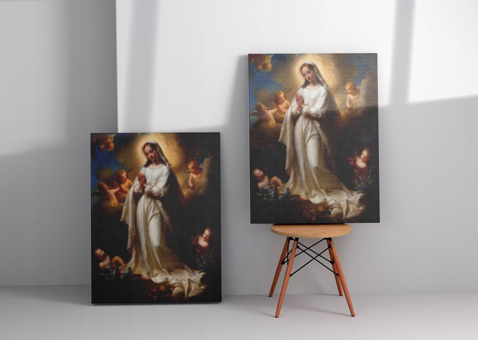 Obraz na płótnie "Niepokalana Matka Boska" 30x40 cm - Motyw religijny