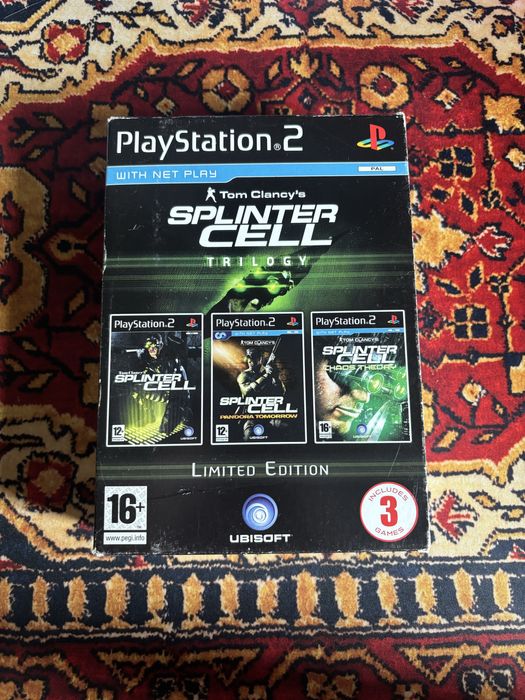 Gra playstation 2 Tom clancy’s splinter cell trilogy limited edition