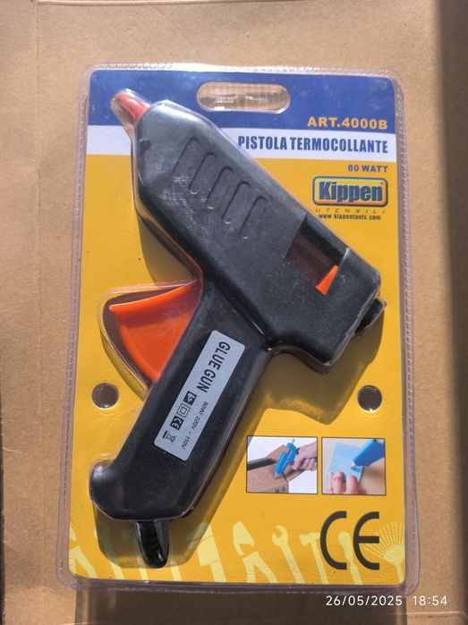 Novas! Pistola de cola quente Kippen 80W