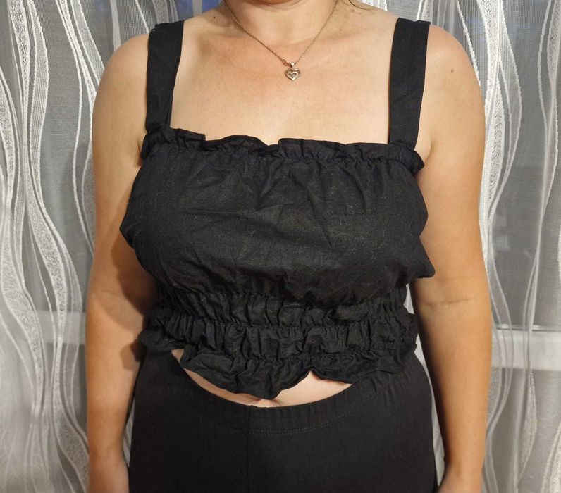 Crop top gładki outhorn 4F