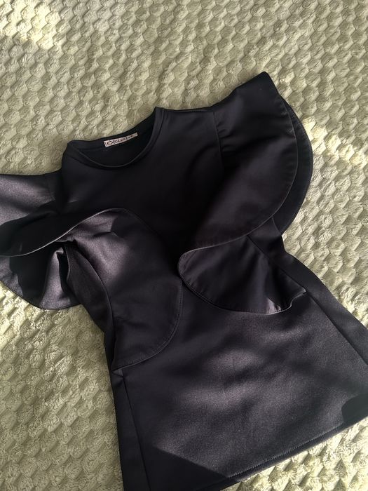 Топ з акцентними рукавами, розмір С-М