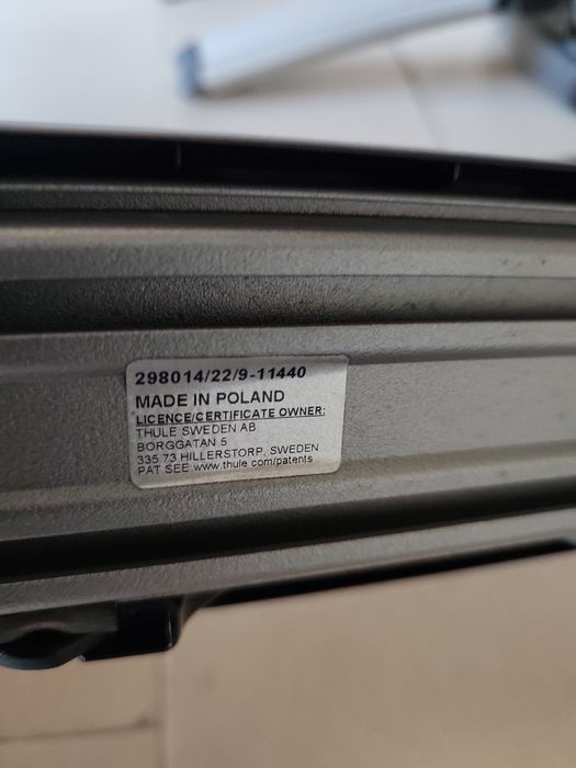 Bagażnik rowerowy Thule belka Skoda